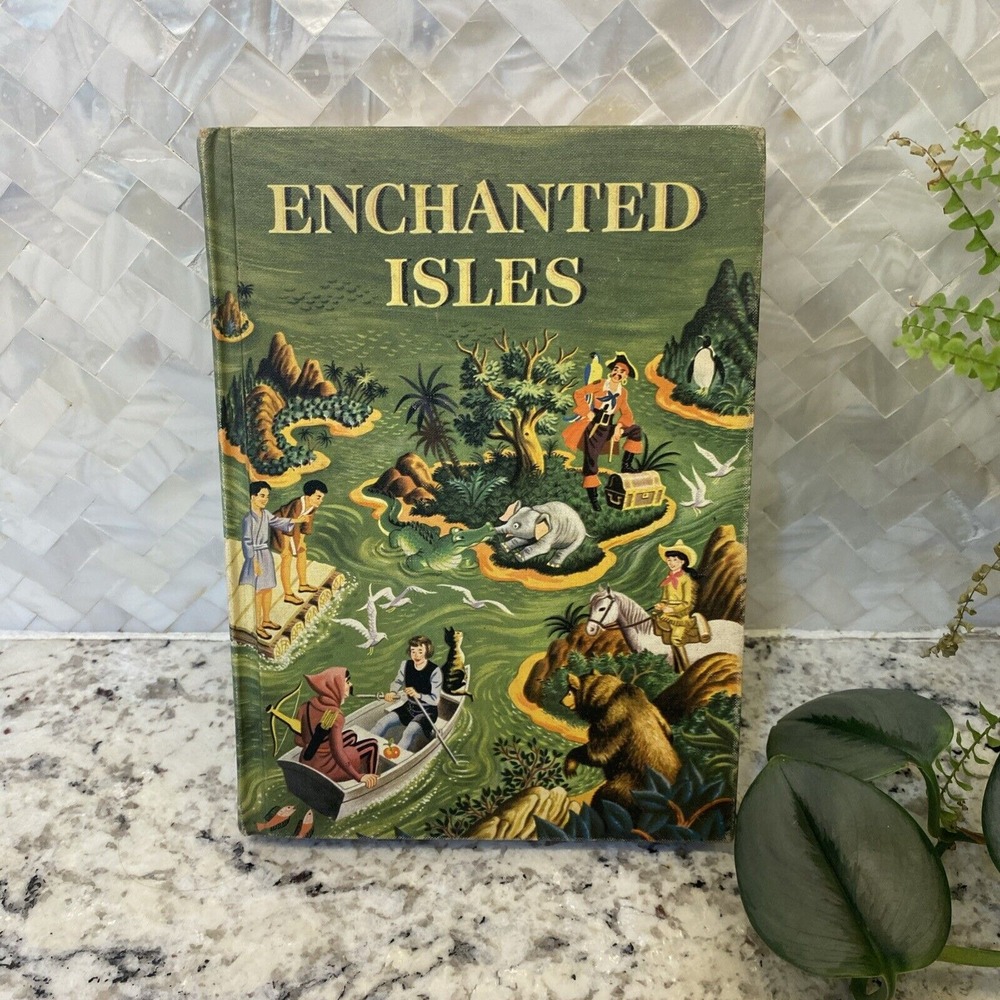 Enchanted Isles State‎ Textbook Vintage Childrens Book 1960